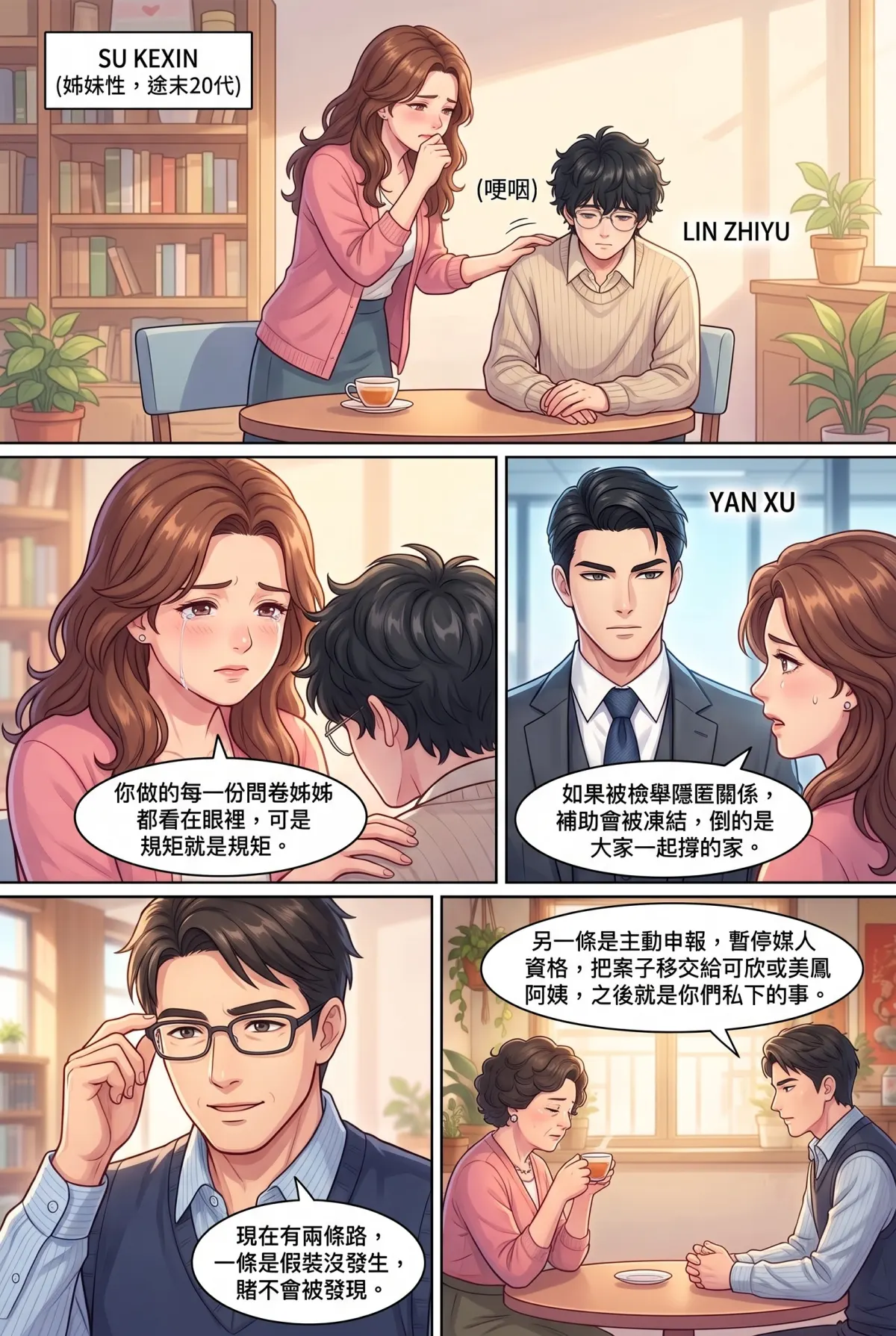 《社恐媒人的相親災難：怎麼會相到毒舌大律師！》 第 14 集　《社恐媒人的相親災難：怎麼會相到毒舌大律師！》 - 第十四章：球員兼裁判的自首 第 9 頁
