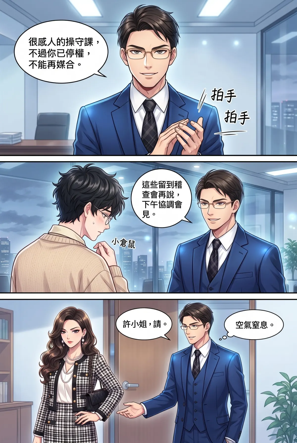 《社恐媒人的相親災難：怎麼會相到毒舌大律師！》 第 15 集　《社恐媒人的相親災難：怎麼會相到毒舌大律師！》 - 第十五章：十對成真的最後死線 第 12 頁