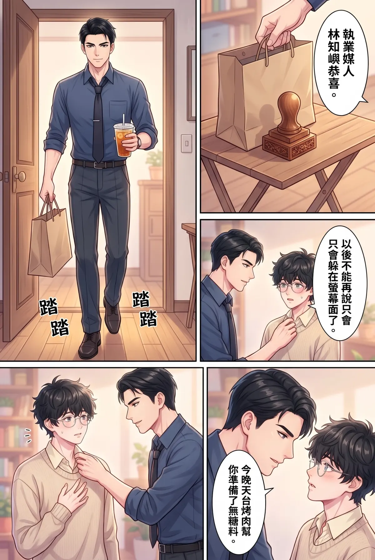 《社恐媒人的相親災難：怎麼會相到毒舌大律師！》 第 18 集　《社恐媒人的相親災難：怎麼會相到毒舌大律師！》 - 第十八章：我們的成家專案 第 7 頁