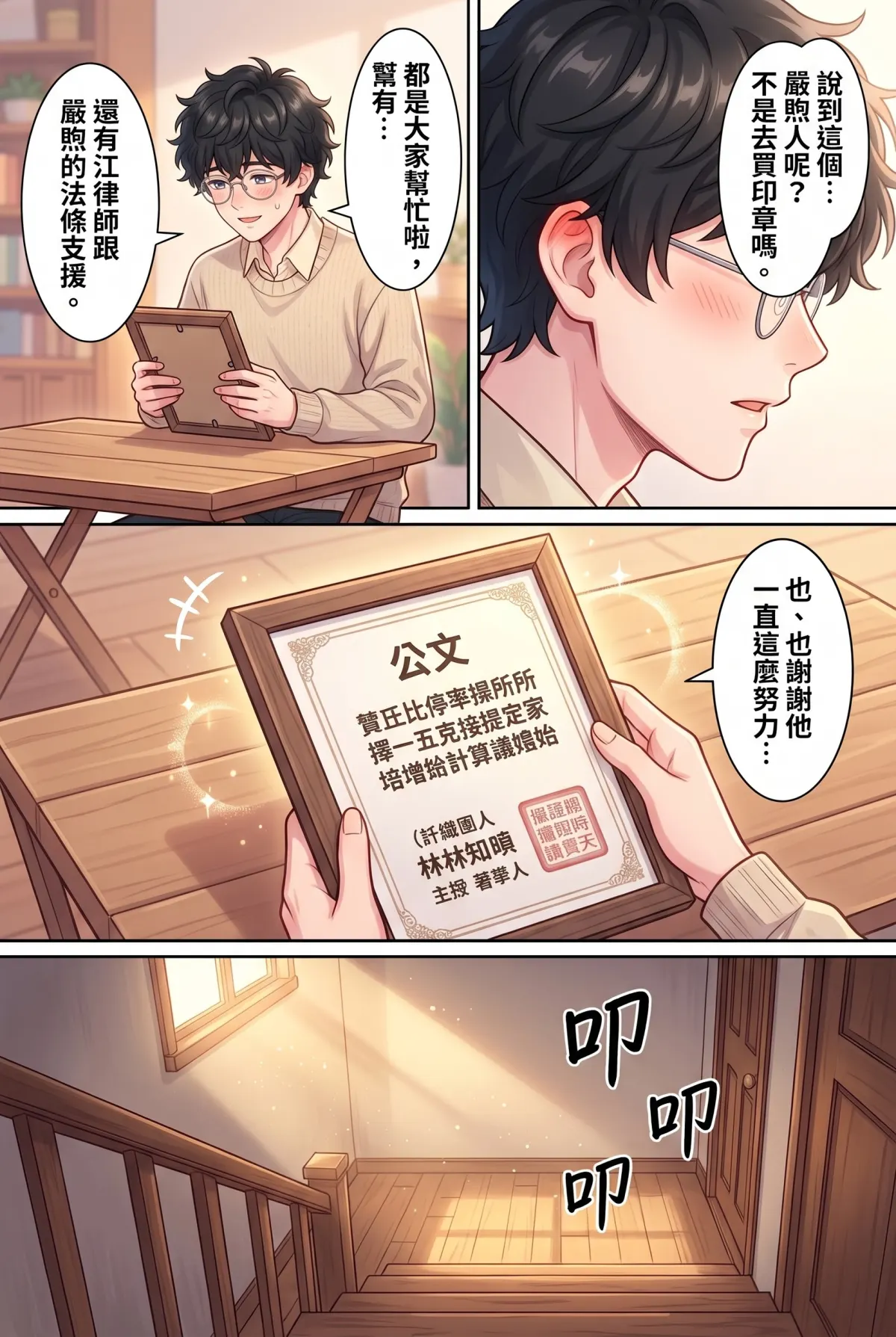 《社恐媒人的相親災難：怎麼會相到毒舌大律師！》 第 18 集　《社恐媒人的相親災難：怎麼會相到毒舌大律師！》 - 第十八章：我們的成家專案 第 6 頁