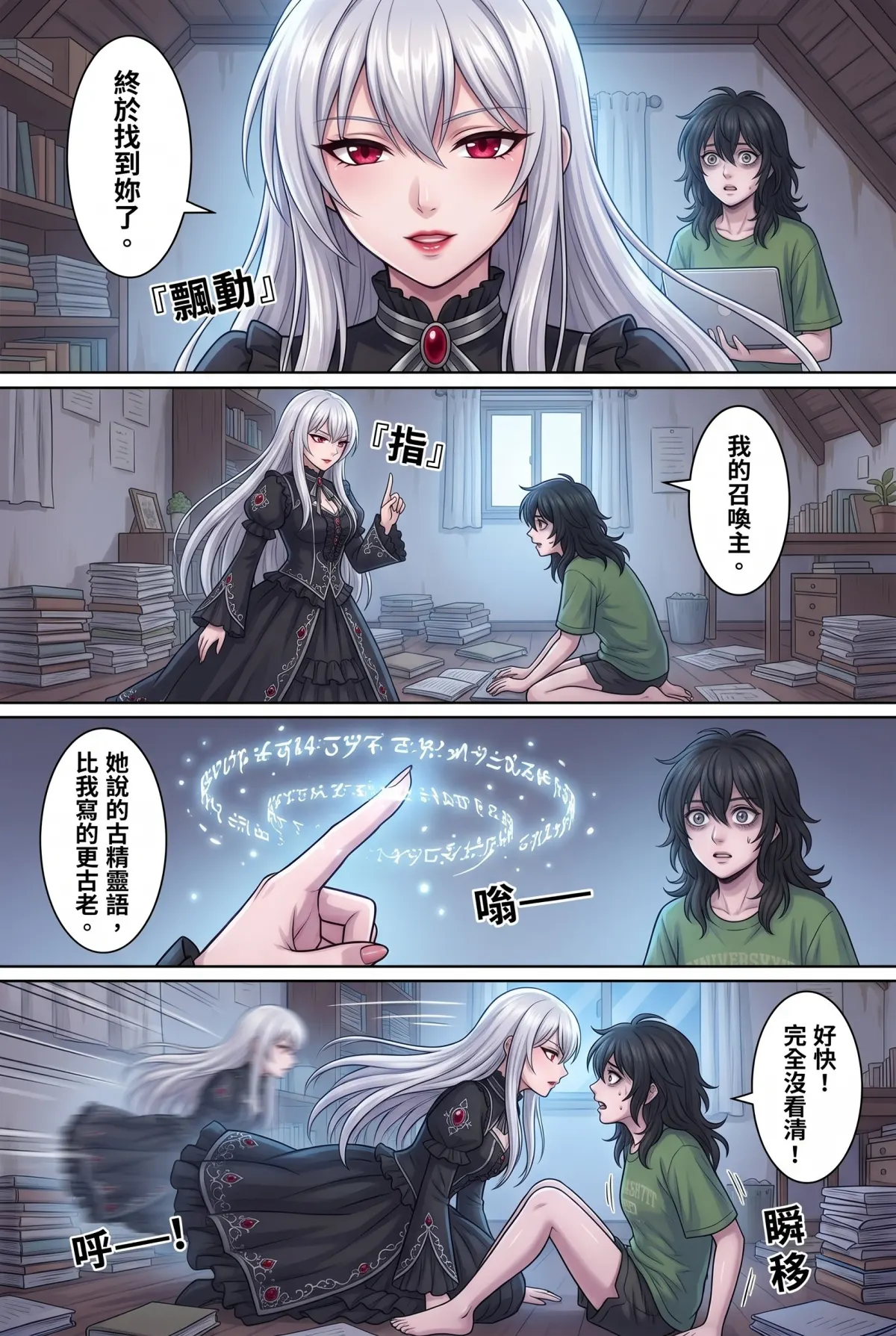 《召喚女魔王後，我的廢柴人生開外掛了！》 第 1 集　《召喚女魔王後，我的廢柴人生開外掛了！》 - 凌晨三點的召喚當機 第 8 頁