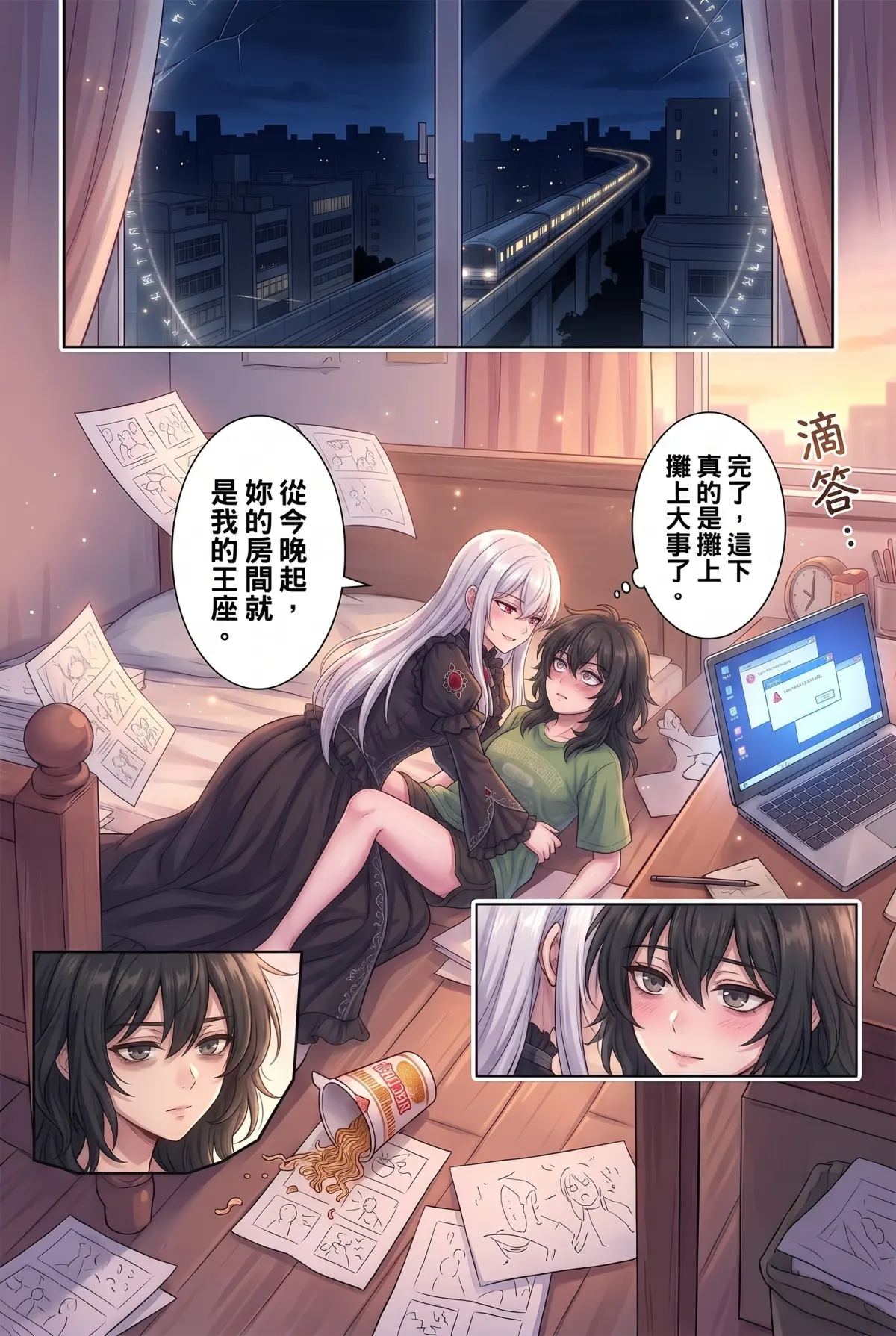 《召喚女魔王後，我的廢柴人生開外掛了！》 第 1 集　《召喚女魔王後，我的廢柴人生開外掛了！》 - 凌晨三點的召喚當機 第 14 頁