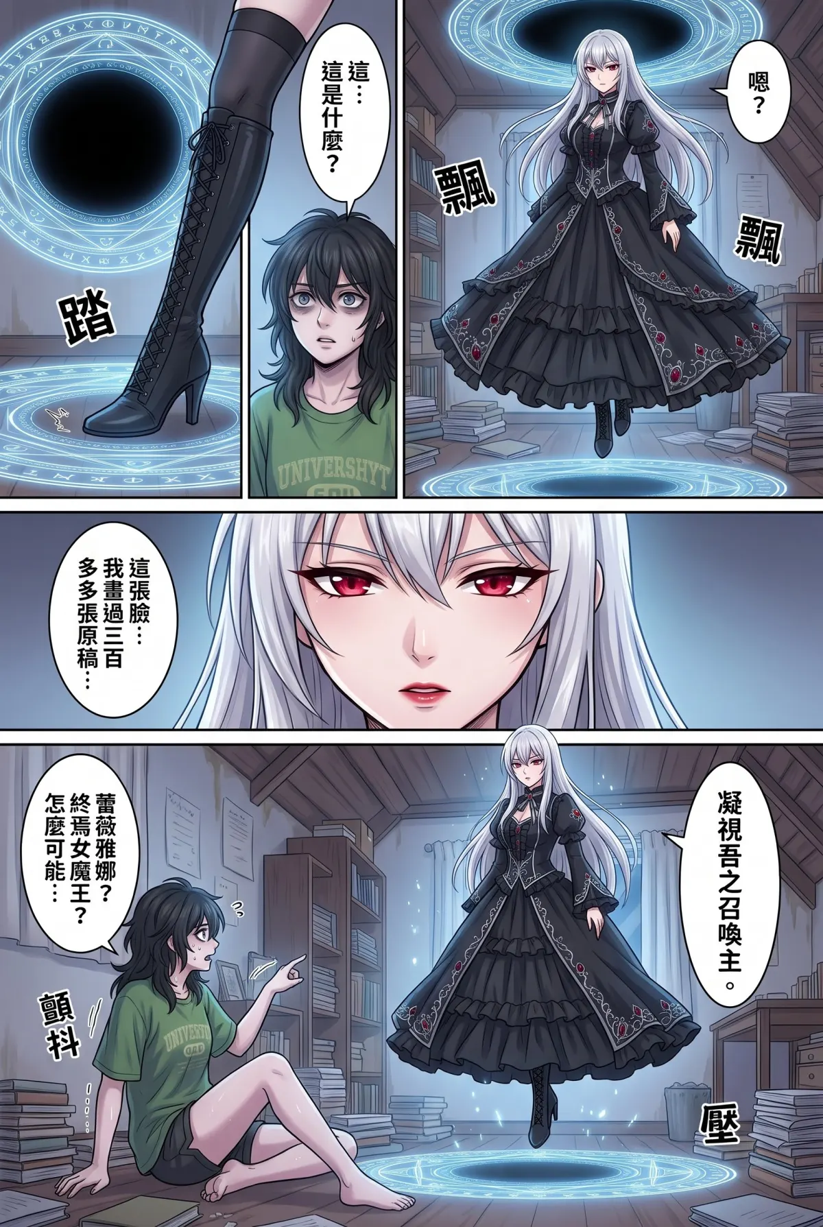 《召喚女魔王後，我的廢柴人生開外掛了！》 第 1 集　《召喚女魔王後，我的廢柴人生開外掛了！》 - 凌晨三點的召喚當機 第 7 頁