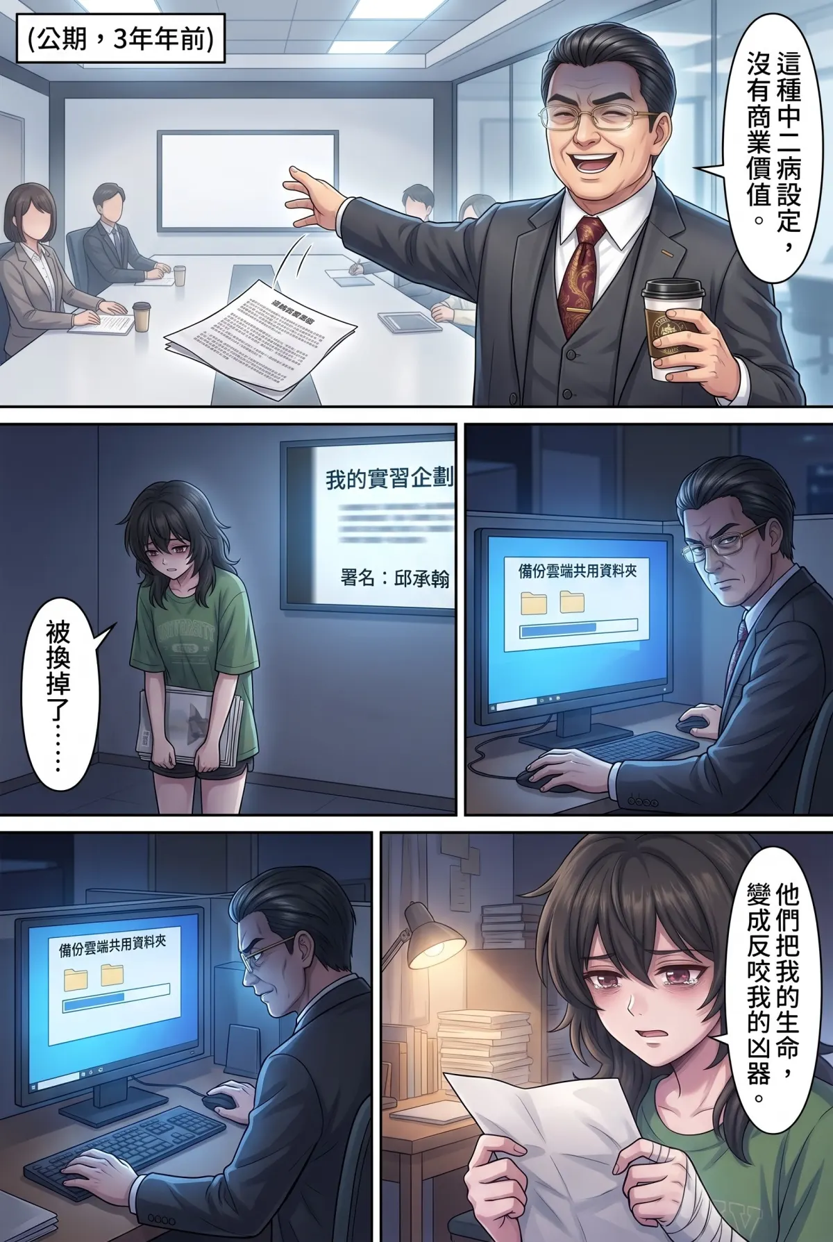 《召喚女魔王後，我的廢柴人生開外掛了！》 第 7 集　《召喚女魔王後，我的廢柴人生開外掛了！》 - 被竊走的遊戲原稿 第 8 頁