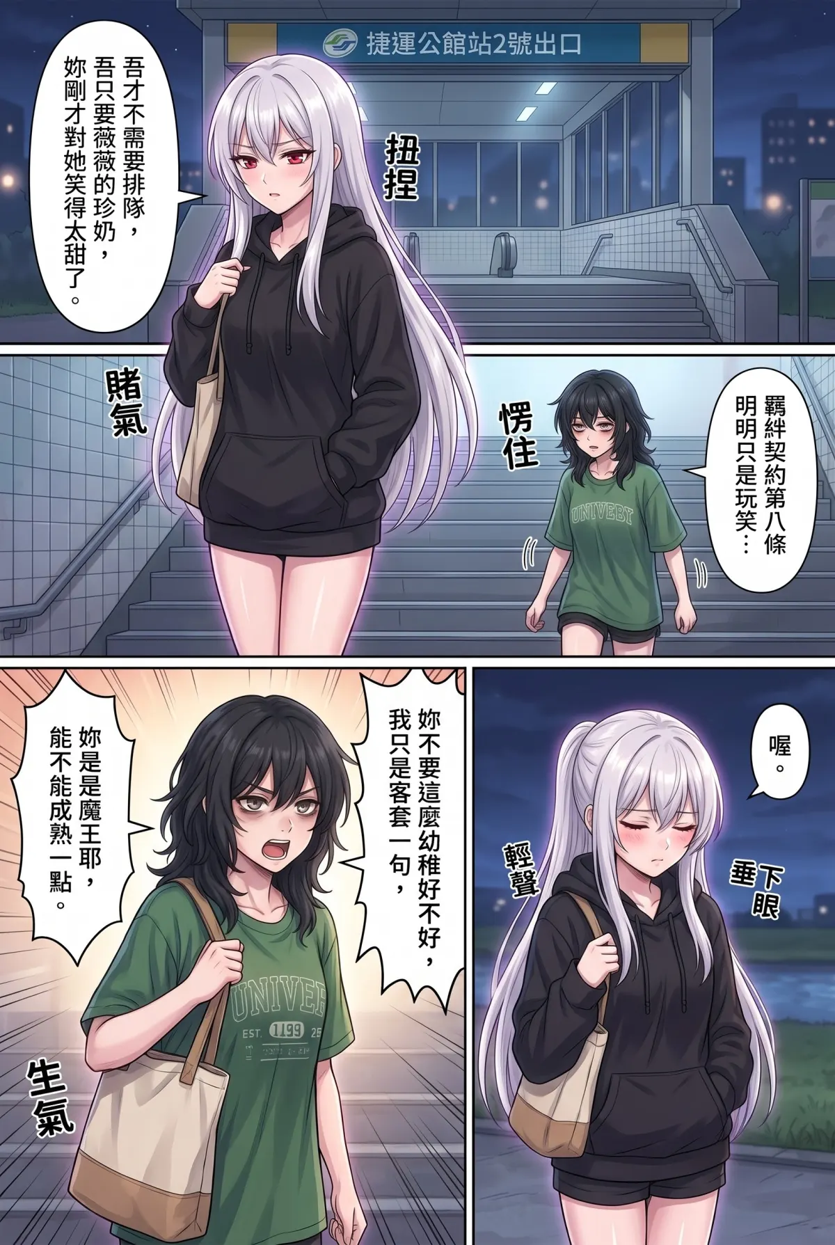 《召喚女魔王後，我的廢柴人生開外掛了！》 第 12 集　《召喚女魔王後，我的廢柴人生開外掛了！》 - 捷運隧道裡的幽影龍 第 4 頁