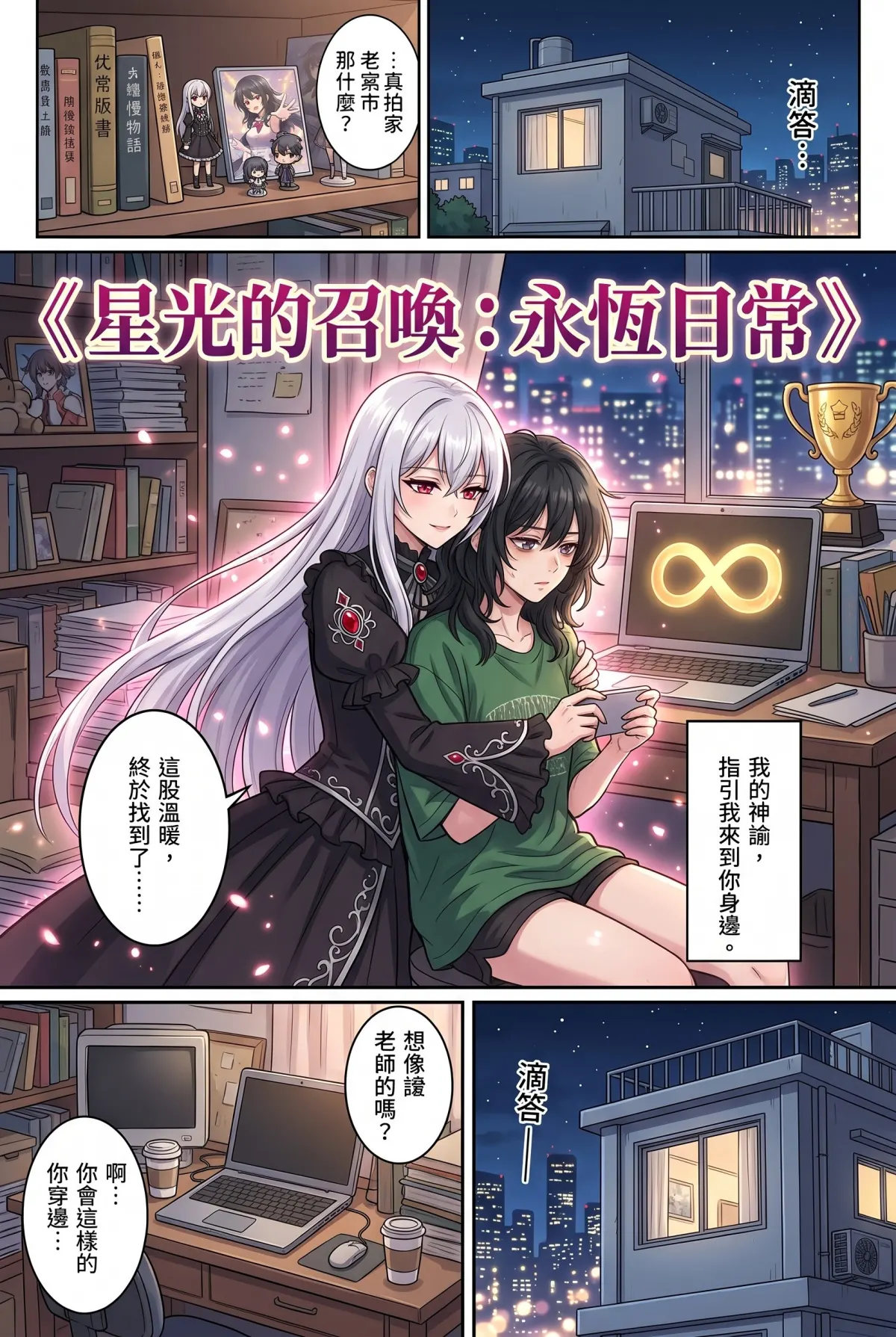 《召喚女魔王後，我的廢柴人生開外掛了！》 第 21 集　《召喚女魔王後，我的廢柴人生開外掛了！》 - 頂樓加蓋的永恆日常 第 1 頁