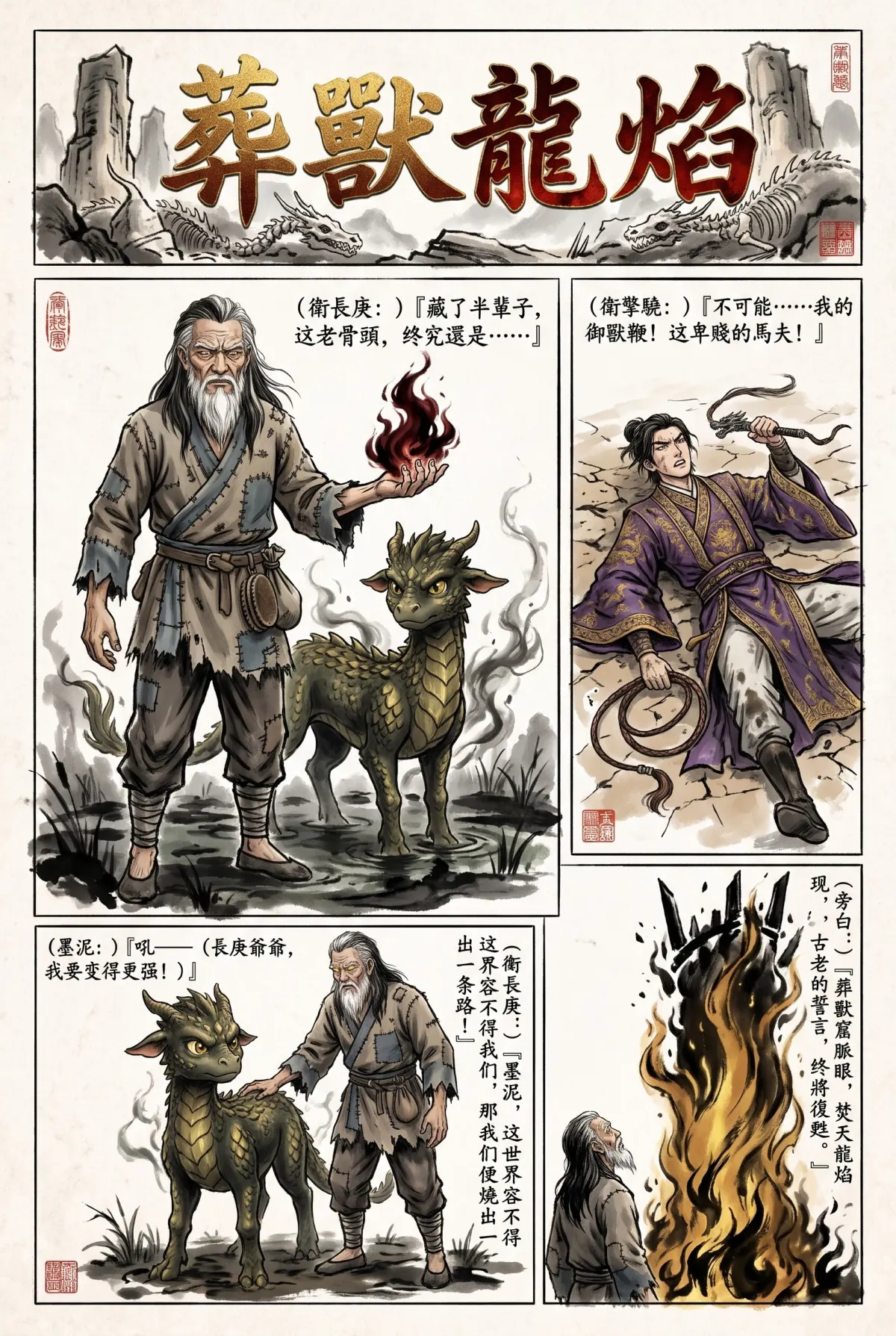 暮年化龍決 第 6 集　暮年化龍決 - 踏碎雲麓 第 1 頁