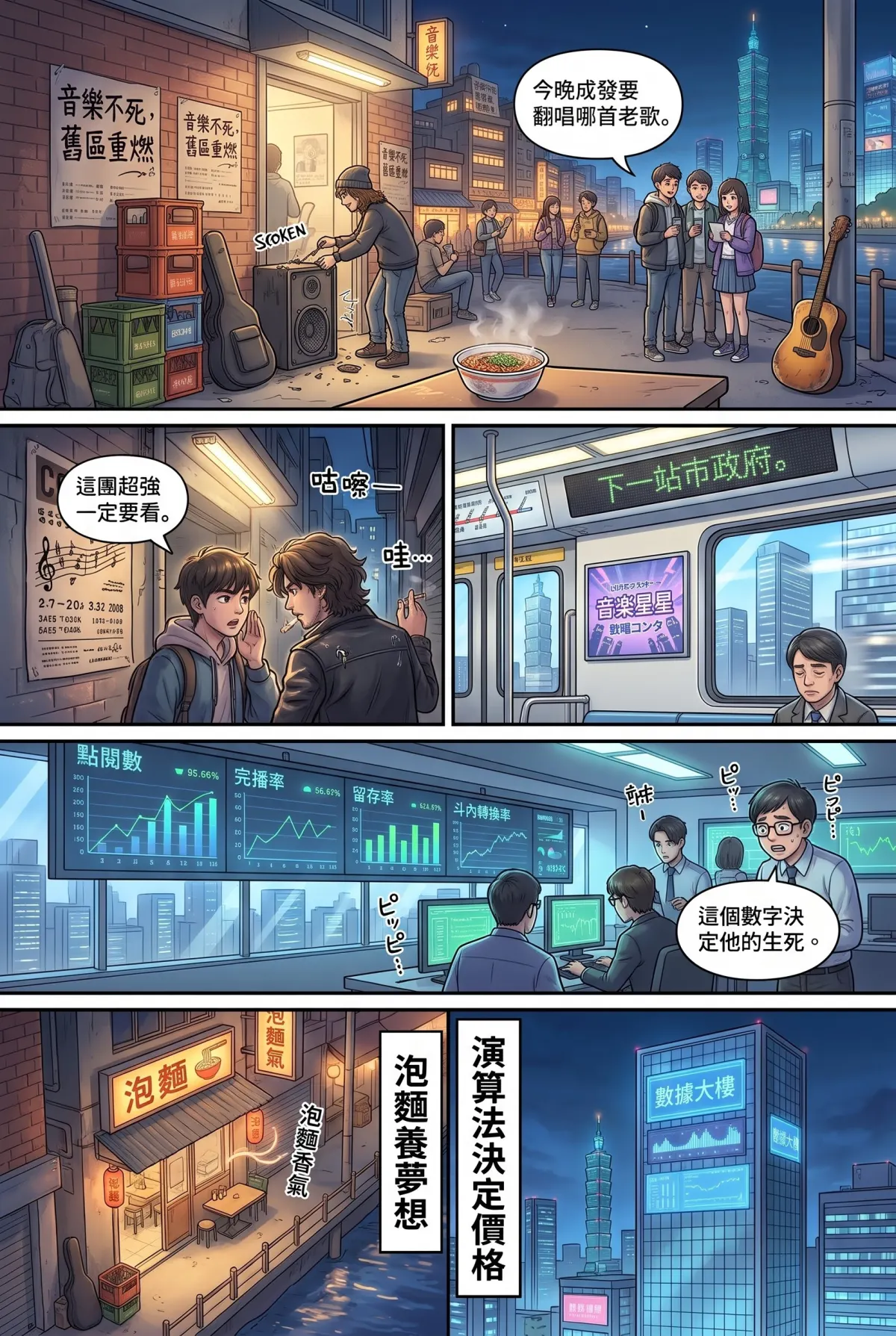 過氣主唱的神級編曲：老歌一響，前東家臉都綠了 第 1 集　過氣主唱的神級編曲：老歌一響，前東家臉都綠了 - 醉倒雅房的過氣主唱 第 2 頁