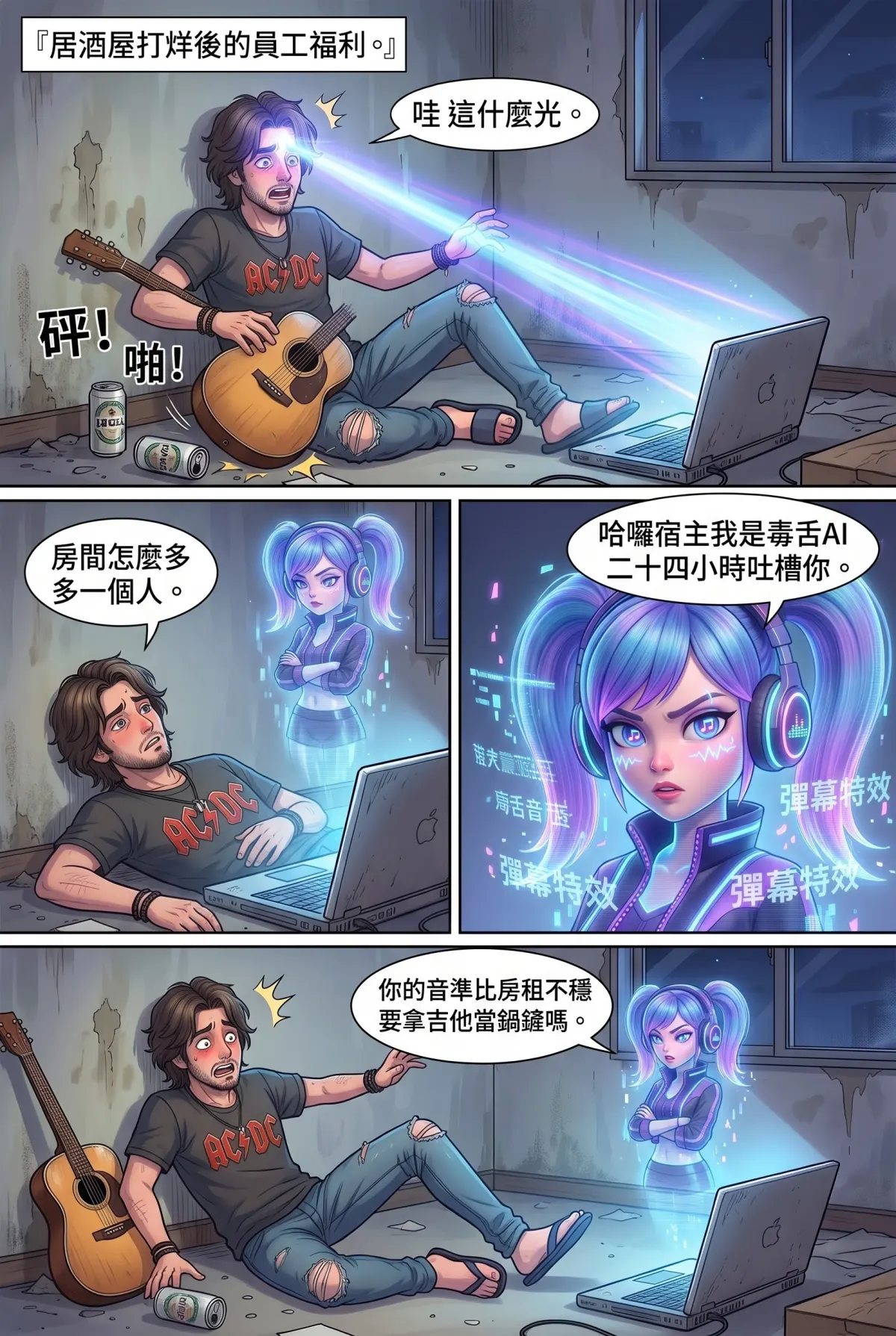 過氣主唱的神級編曲：老歌一響，前東家臉都綠了 第 1 集　過氣主唱的神級編曲：老歌一響，前東家臉都綠了 - 醉倒雅房的過氣主唱 第 9 頁