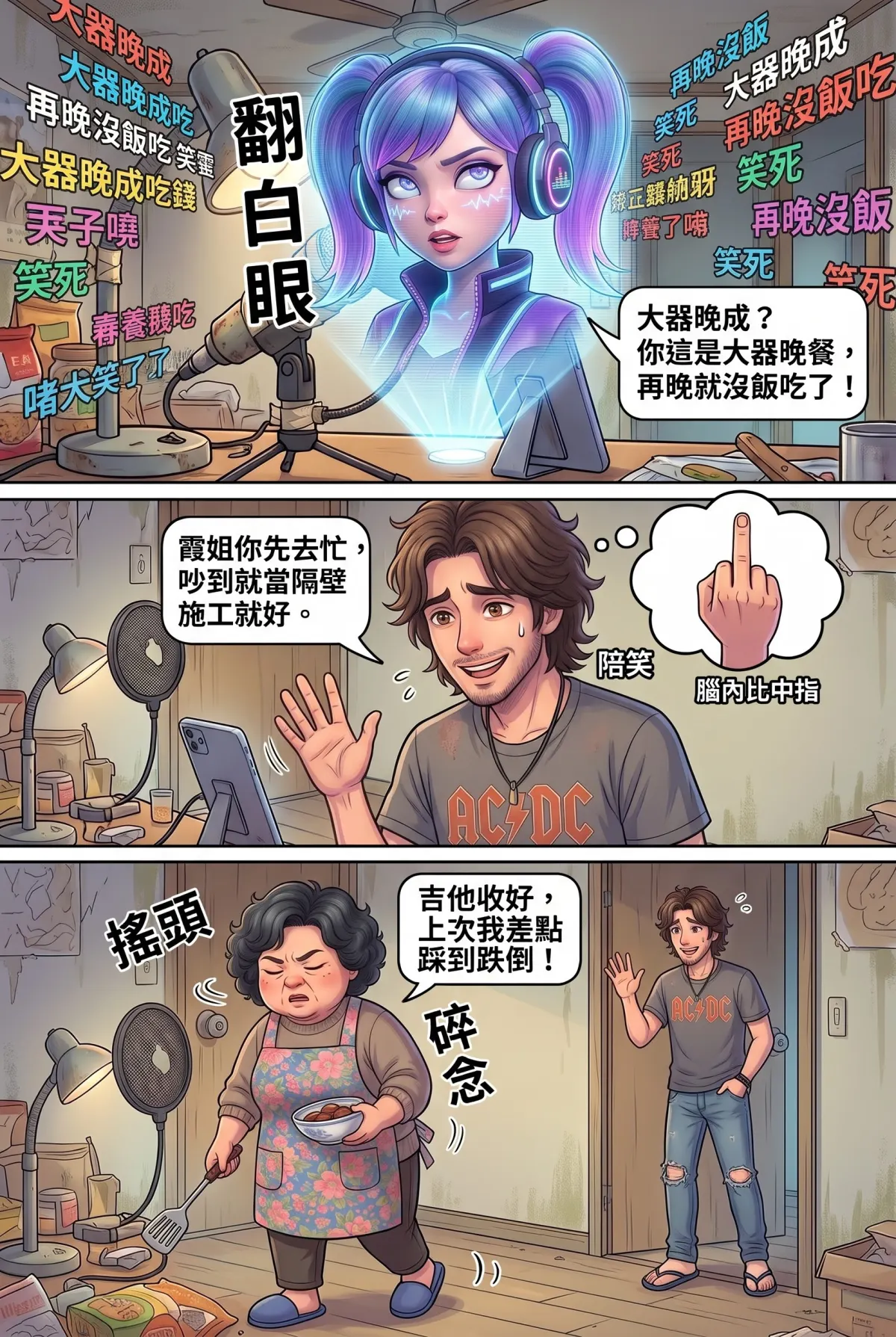 過氣主唱的神級編曲：老歌一響，前東家臉都綠了 第 2 集　過氣主唱的神級編曲：老歌一響，前東家臉都綠了 - 《外婆的澎湖灣》電音大變身 第 5 頁