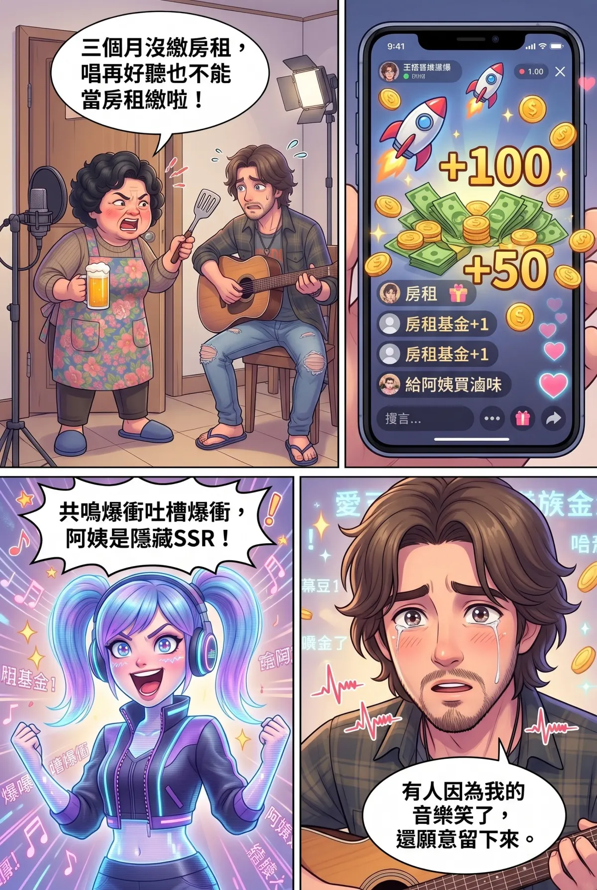 過氣主唱的神級編曲：老歌一響，前東家臉都綠了 第 2 集　過氣主唱的神級編曲：老歌一響，前東家臉都綠了 - 《外婆的澎湖灣》電音大變身 第 16 頁