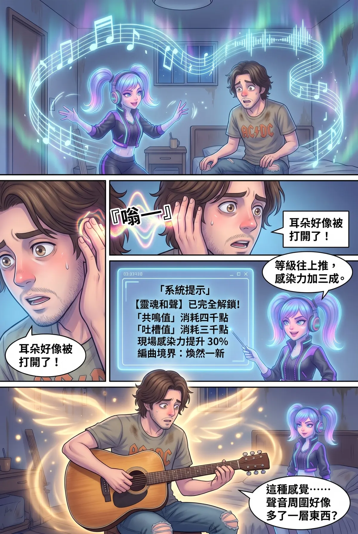 過氣主唱的神級編曲：老歌一響，前東家臉都綠了 第 3 集　過氣主唱的神級編曲：老歌一響，前東家臉都綠了 - 演算法海嘯與星曜的凝視 第 8 頁