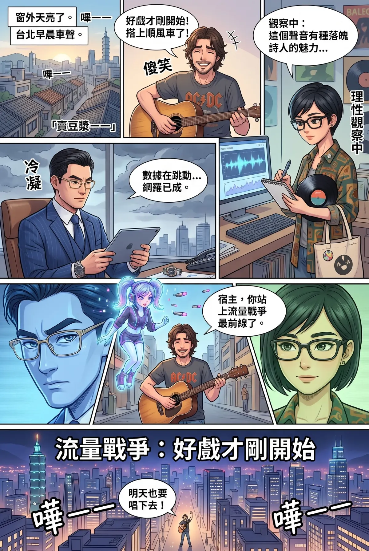 過氣主唱的神級編曲：老歌一響，前東家臉都綠了 第 3 集　過氣主唱的神級編曲：老歌一響，前東家臉都綠了 - 演算法海嘯與星曜的凝視 第 20 頁