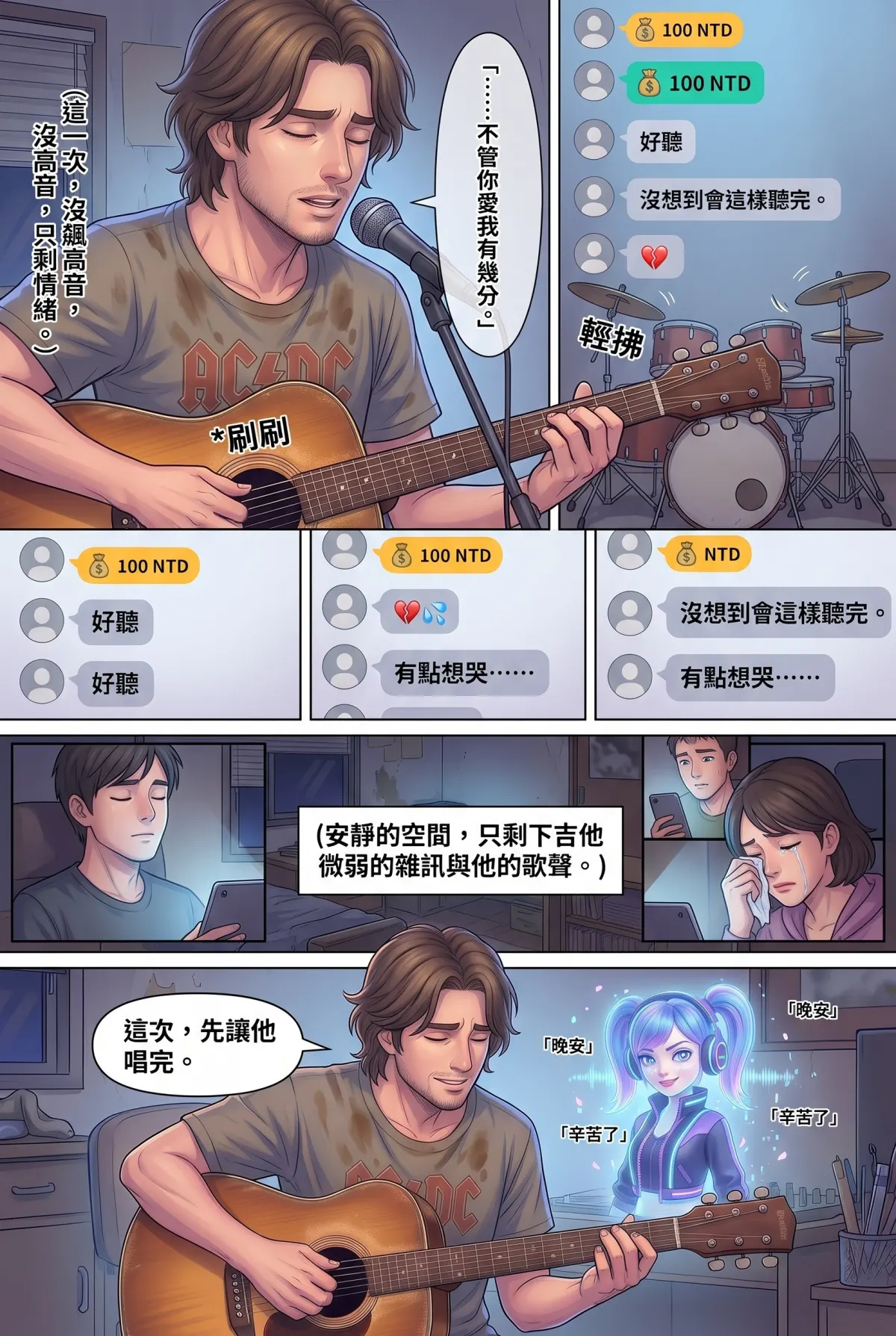 過氣主唱的神級編曲：老歌一響，前東家臉都綠了 第 4 集　過氣主唱的神級編曲：老歌一響，前東家臉都綠了 - 爵士版《月亮代表我的心》封神 第 12 頁