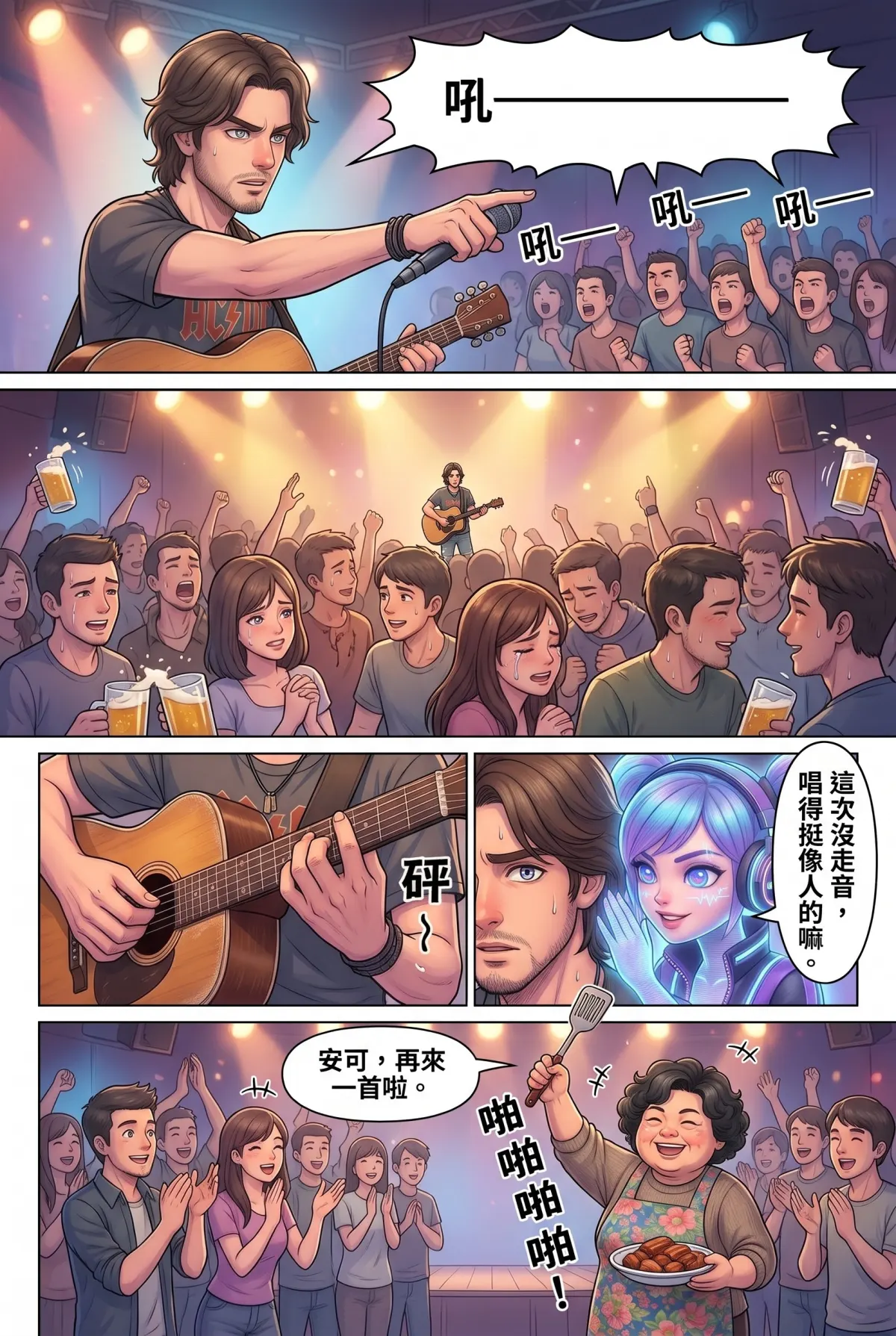 過氣主唱的神級編曲：老歌一響，前東家臉都綠了 第 5 集　過氣主唱的神級編曲：老歌一響，前東家臉都綠了 - 河岸留言的救場任務 第 18 頁