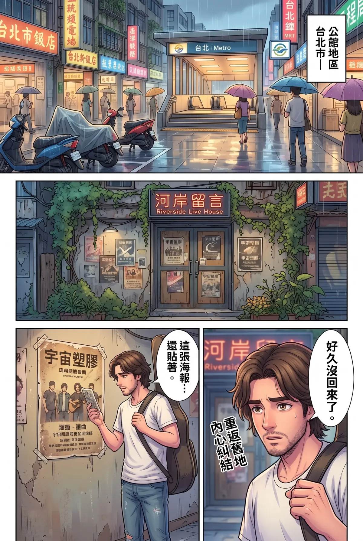 過氣主唱的神級編曲：老歌一響，前東家臉都綠了 第 5 集　過氣主唱的神級編曲：老歌一響，前東家臉都綠了 - 河岸留言的救場任務 第 12 頁