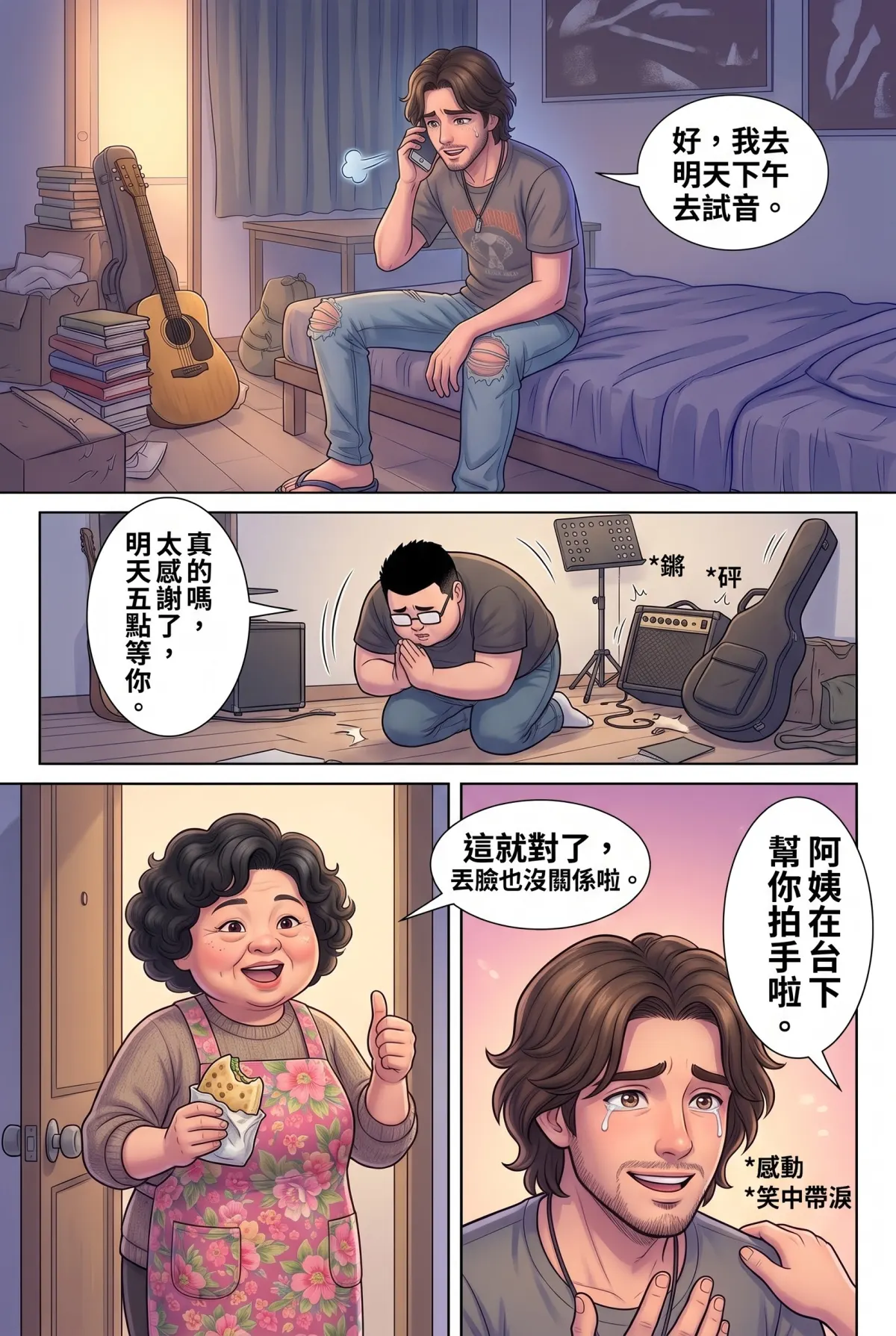 過氣主唱的神級編曲：老歌一響，前東家臉都綠了 第 5 集　過氣主唱的神級編曲：老歌一響，前東家臉都綠了 - 河岸留言的救場任務 第 11 頁