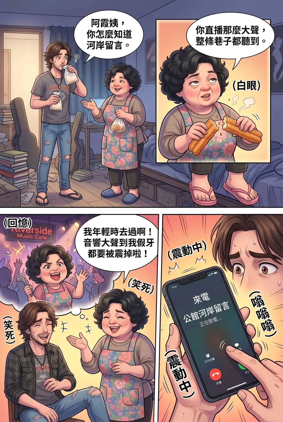 過氣主唱的神級編曲：老歌一響，前東家臉都綠了 第 5 集　過氣主唱的神級編曲：老歌一響，前東家臉都綠了 - 河岸留言的救場任務 第 7 頁