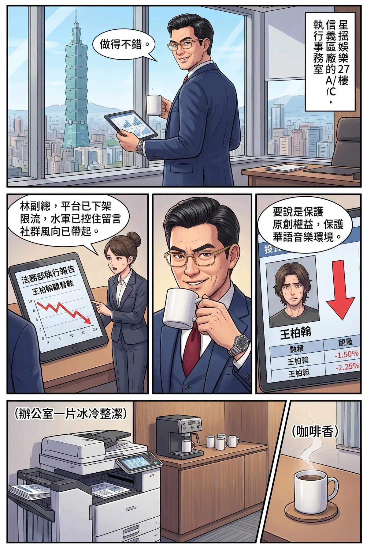 過氣主唱的神級編曲：老歌一響，前東家臉都綠了 第 6 集　過氣主唱的神級編曲：老歌一響，前東家臉都綠了 - 星曜的版權大刀 第 10 頁