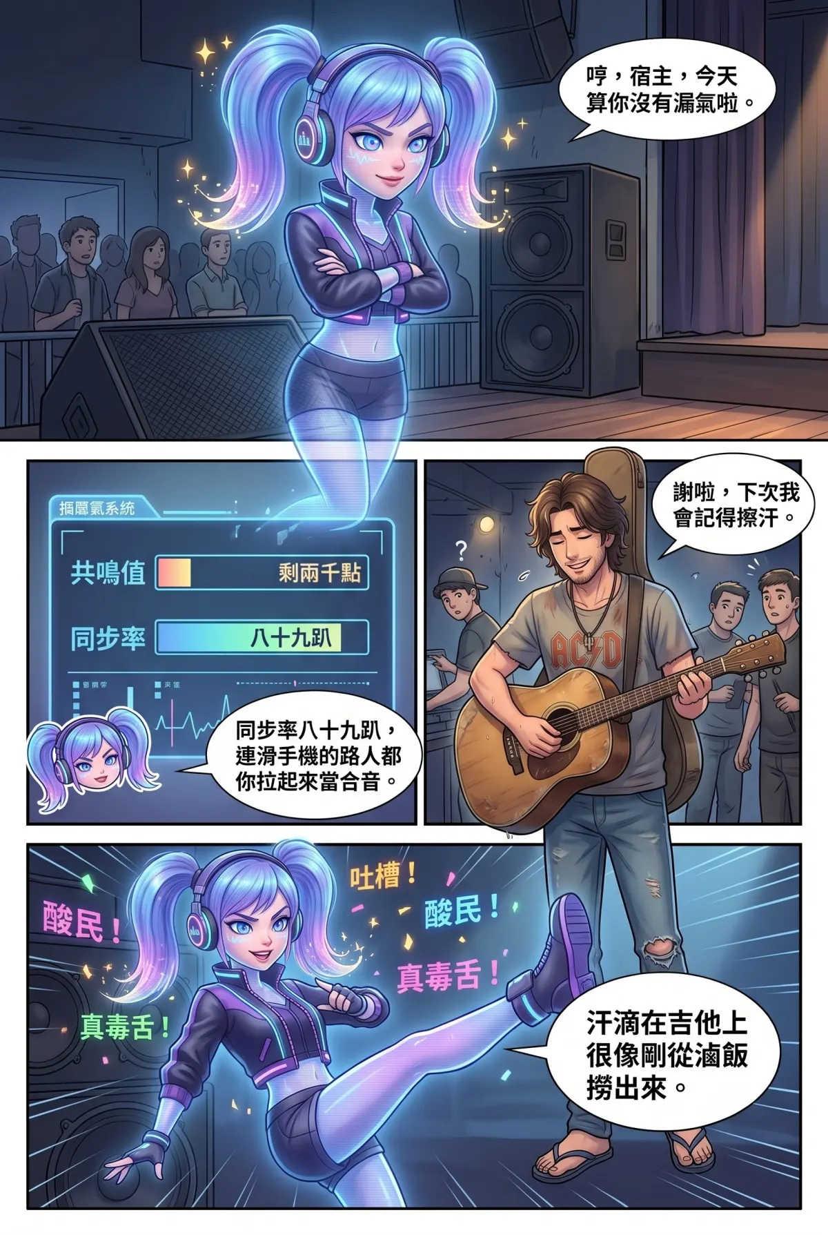 過氣主唱的神級編曲：老歌一響，前東家臉都綠了 第 6 集　過氣主唱的神級編曲：老歌一響，前東家臉都綠了 - 星曜的版權大刀 第 3 頁