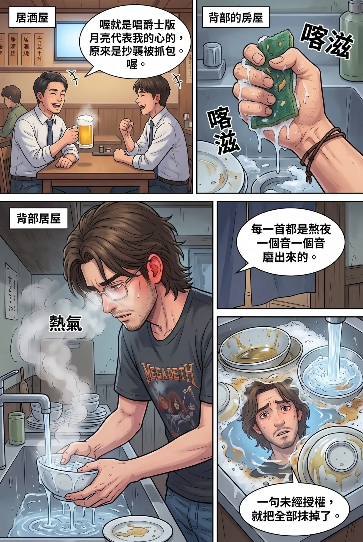 過氣主唱的神級編曲：老歌一響，前東家臉都綠了 第 7 集　過氣主唱的神級編曲：老歌一響，前東家臉都綠了 - 限流地獄與深夜食堂 第 7 頁
