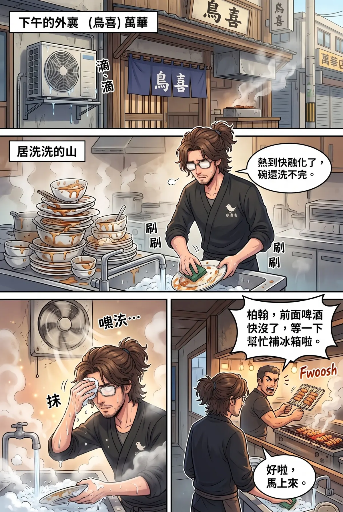 過氣主唱的神級編曲：老歌一響，前東家臉都綠了 第 7 集　過氣主唱的神級編曲：老歌一響，前東家臉都綠了 - 限流地獄與深夜食堂 第 2 頁