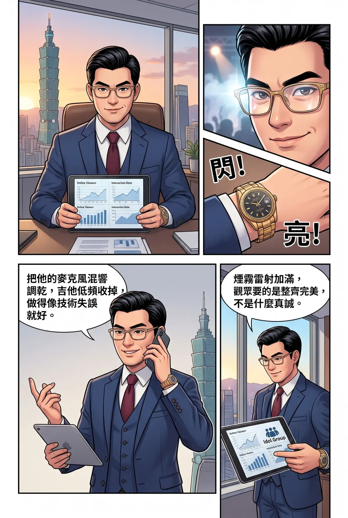 過氣主唱的神級編曲：老歌一響，前東家臉都綠了 第 10 集　過氣主唱的神級編曲：老歌一響，前東家臉都綠了 - 華山音樂祭的正面對決 第 8 頁