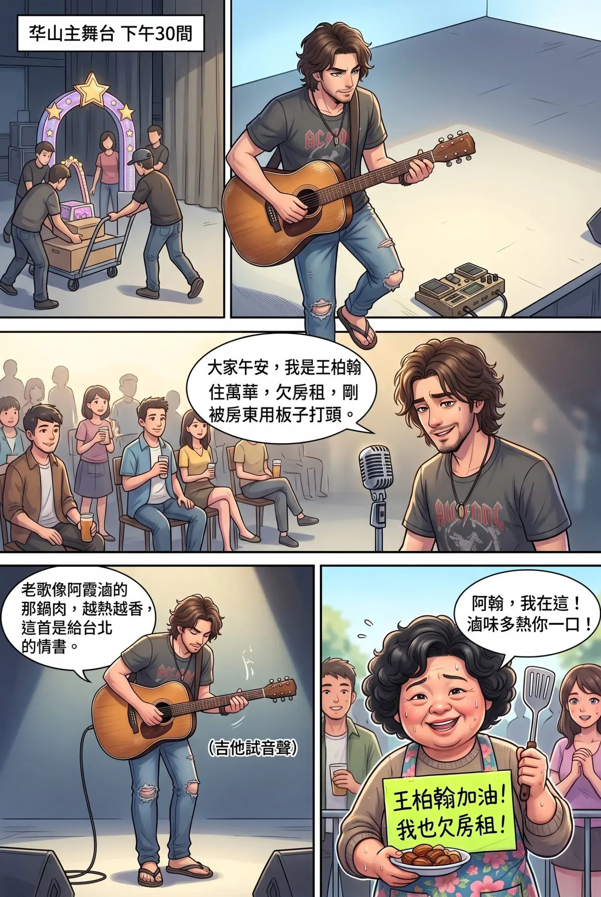 過氣主唱的神級編曲：老歌一響，前東家臉都綠了 第 10 集　過氣主唱的神級編曲：老歌一響，前東家臉都綠了 - 華山音樂祭的正面對決 第 11 頁