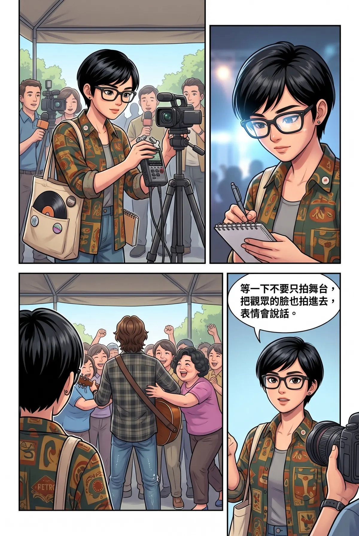 過氣主唱的神級編曲：老歌一響，前東家臉都綠了 第 10 集　過氣主唱的神級編曲：老歌一響，前東家臉都綠了 - 華山音樂祭的正面對決 第 7 頁