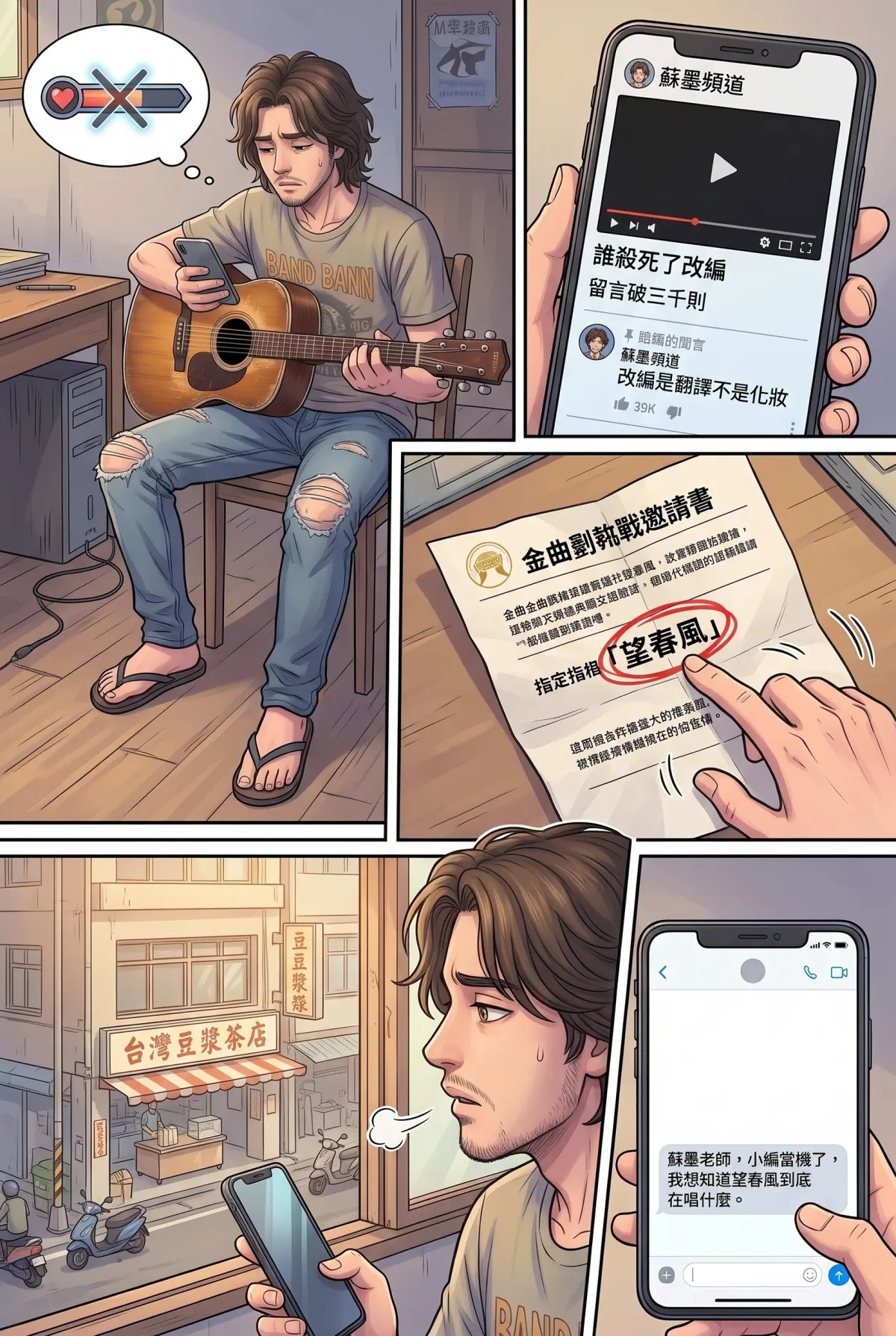過氣主唱的神級編曲：老歌一響，前東家臉都綠了 第 12 集　過氣主唱的神級編曲：老歌一響，前東家臉都綠了 - 破維前的最後一堂課 第 4 頁
