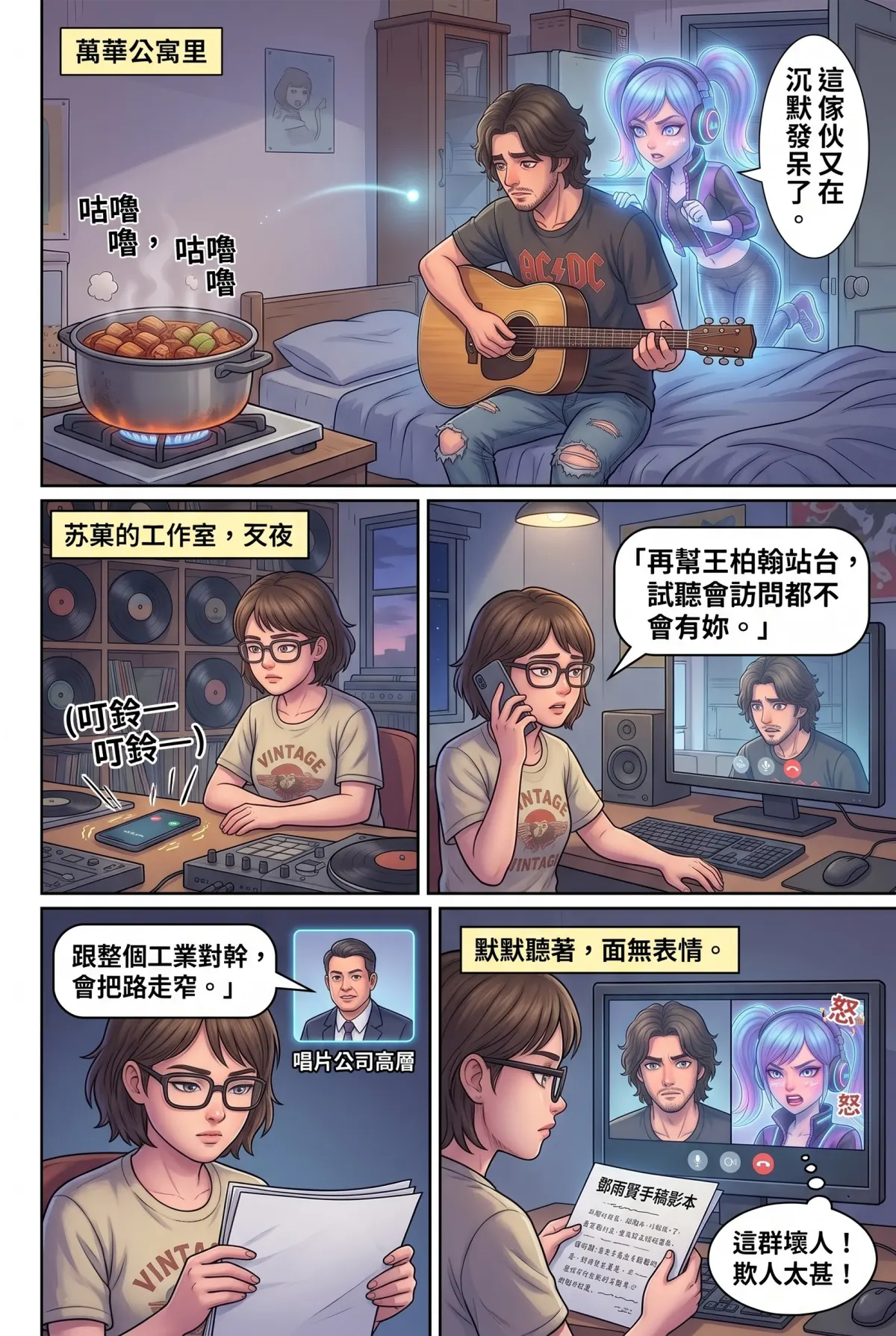 過氣主唱的神級編曲：老歌一響，前東家臉都綠了 第 13 集　過氣主唱的神級編曲：老歌一響，前東家臉都綠了 - 星曜的最後封殺令 第 13 頁