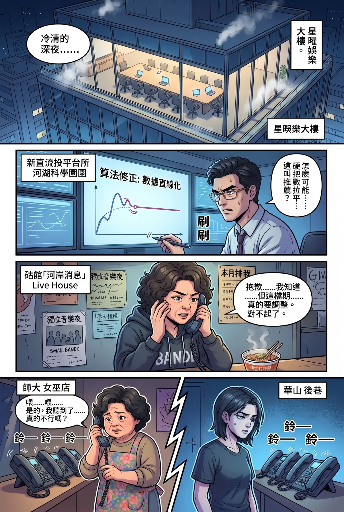 過氣主唱的神級編曲：老歌一響，前東家臉都綠了 第 13 集　過氣主唱的神級編曲：老歌一響，前東家臉都綠了 - 星曜的最後封殺令 第 2 頁