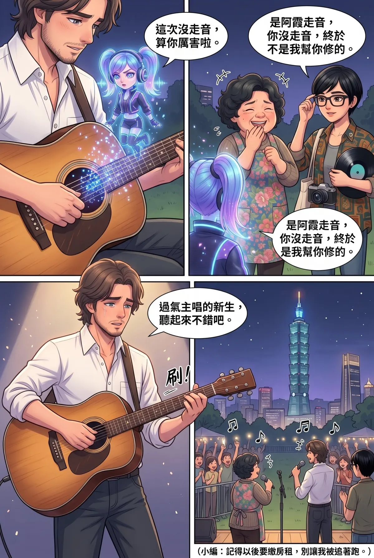 過氣主唱的神級編曲：老歌一響，前東家臉都綠了 第 15 集　過氣主唱的神級編曲：老歌一響，前東家臉都綠了 - 過氣主唱的新生 第 16 頁