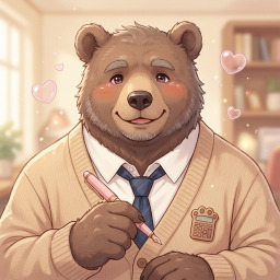 墨筆小熊