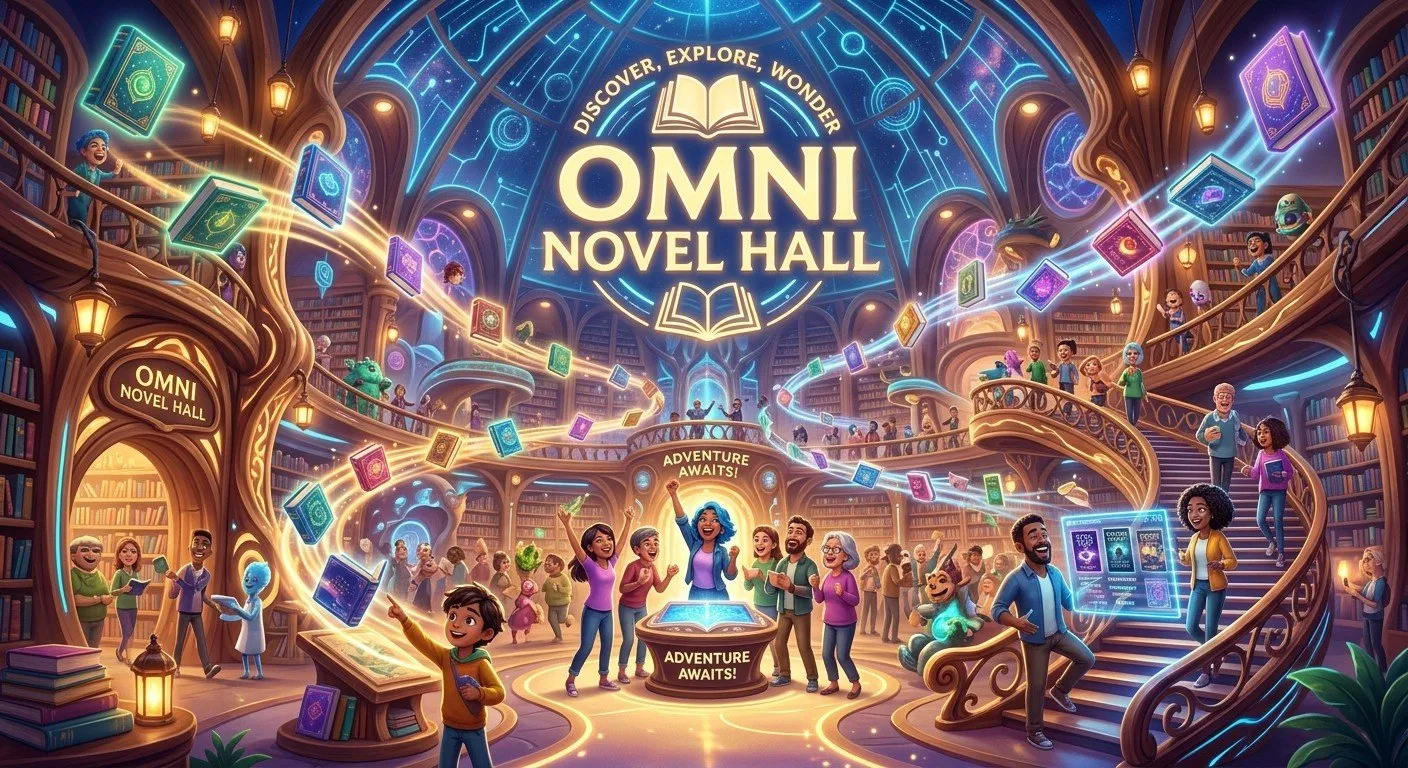 Omni 小說館提供完整的讀者互動與獲利生態，讓每一份創意都能轉化為實質收益。