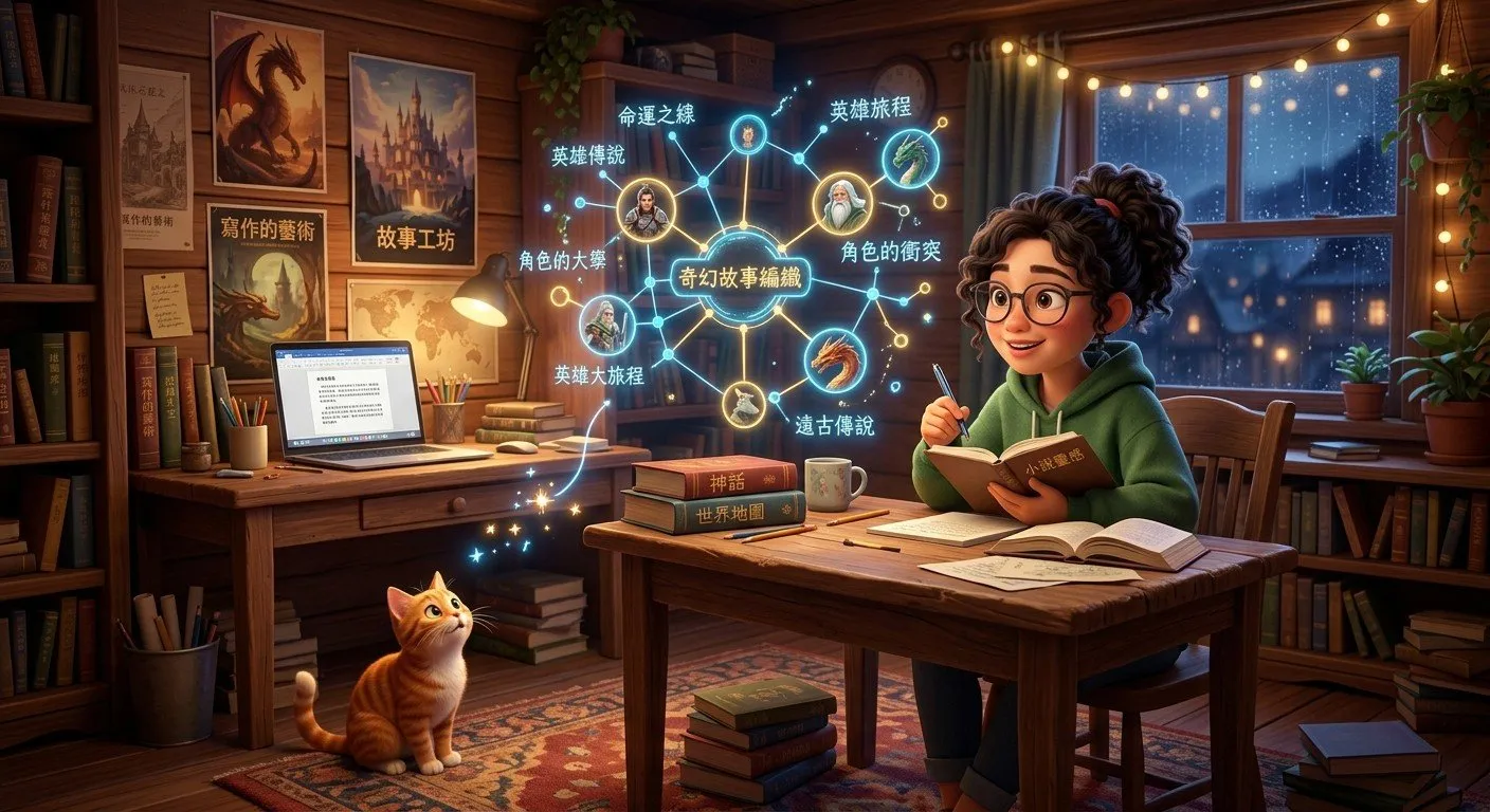 OmniPD 透過直覺的 3D 介面將創意視覺化,讓創作者能在科技感十足的環境中構思宏大的故事世界觀。