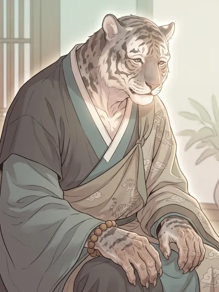 虎妖族長老啞岩