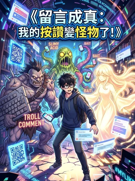 《《留言成真：我的按讚變怪物了！》》封面