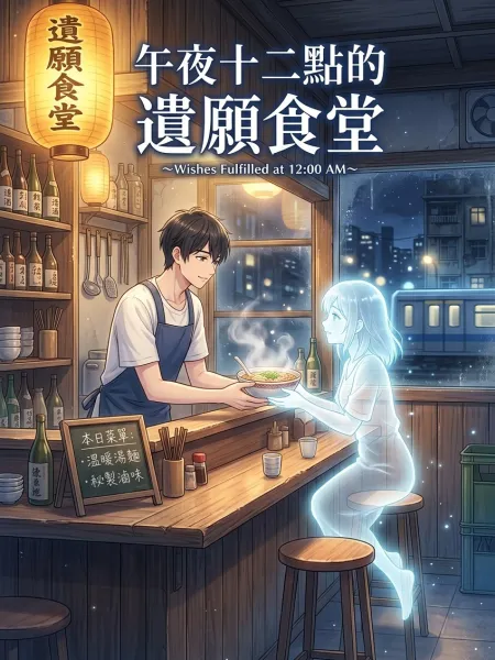《午夜十二點的遺願食堂》封面