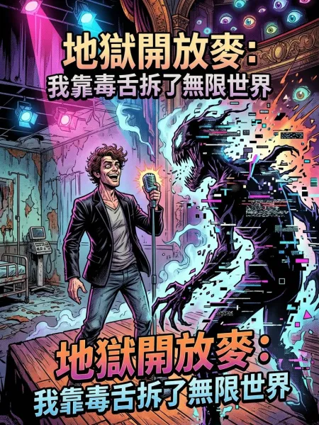 地獄開放麥：我靠毒舌拆了無限世界 封面