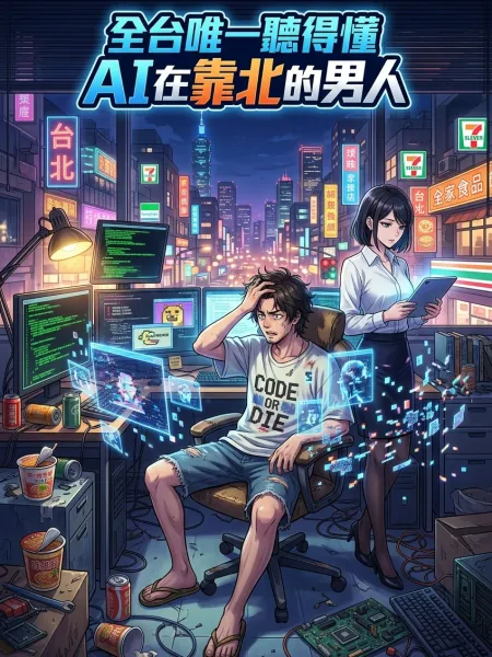 全台唯一聽得懂AI在靠北的男人 封面