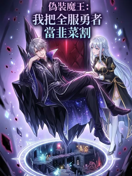 《偽裝魔王：我把全服勇者當韭菜割》封面