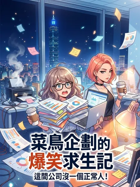菜鳥企劃的爆笑求生記：這間公司沒一個正常人！ 封面