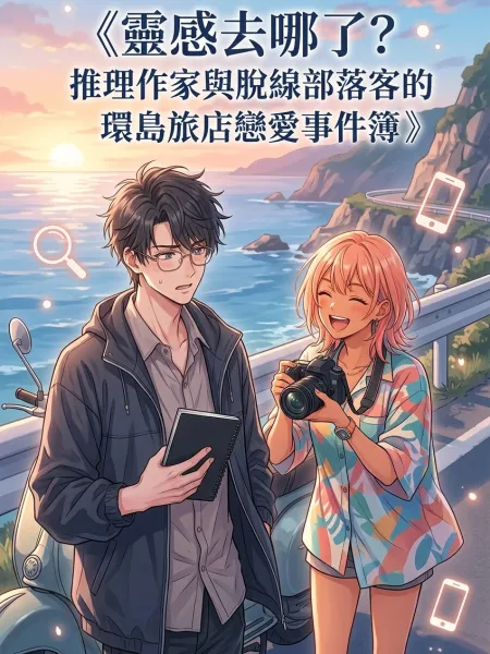 《靈感去哪了？推理作家與脫線部落客的環島旅店戀愛事件簿》 封面