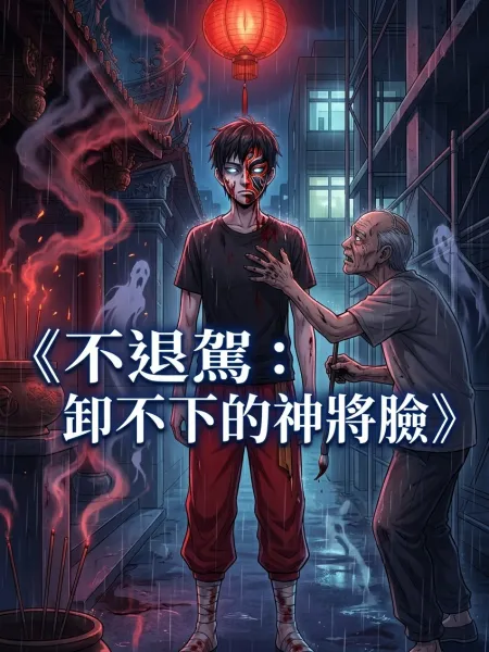 《不退駕：卸不下的神將臉》 封面