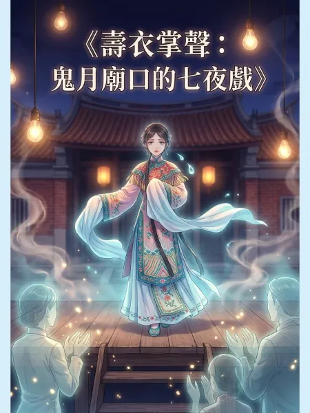 《壽衣掌聲：鬼月廟口的七夜戲》 封面