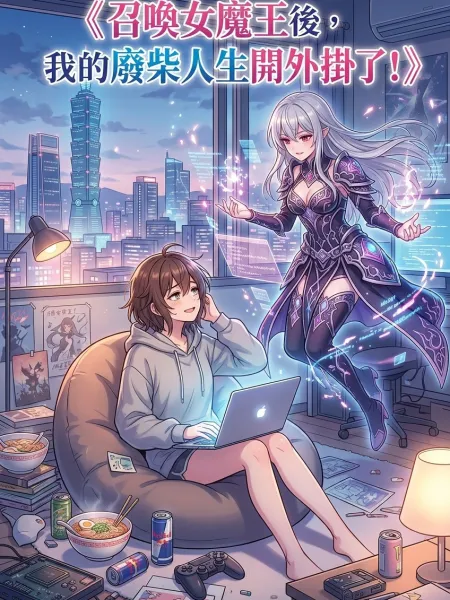 《召喚女魔王後，我的廢柴人生開外掛了！》 封面