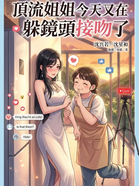 頂流姐姐今天又在躲鏡頭接吻了 封面