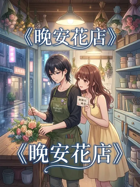 《晚安花店》 封面