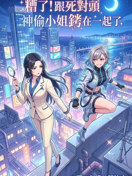 《糟了！跟死對頭神偷小姐銬在一起了》封面